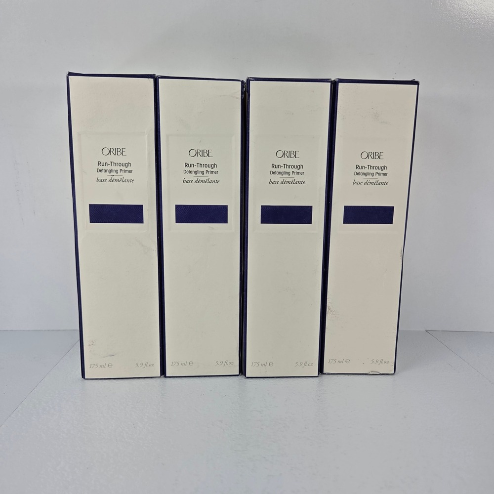 4 Pack Oribe Run-Through Detangling Primer 5.9oz 175ml Heat Protection Spray New